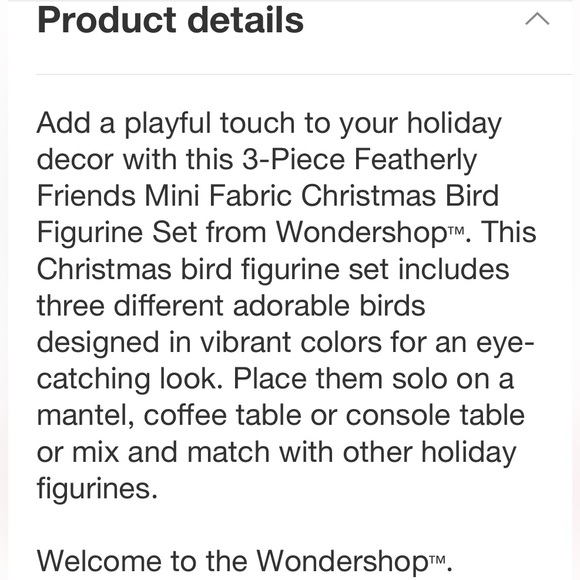 Target Wondershop 3 Piece Featherly Friends Birds - Picture 10 of 12